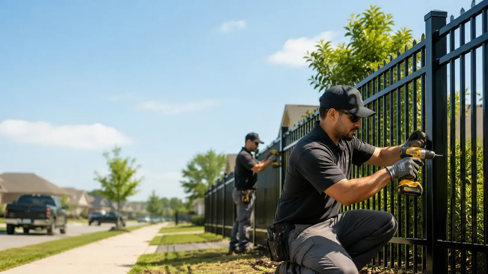 Metal Fence Installation in New Boston, TX